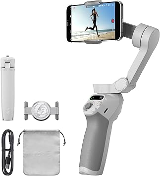 DJI Nacelle intelligente Osmo Mobile SE pour téléphone à 3 axes, vidéos YouTube